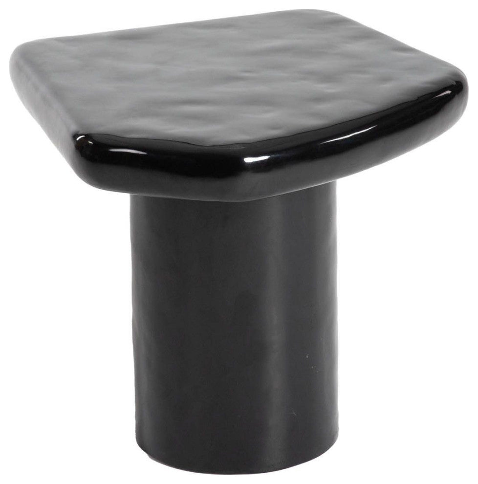 Eternal Concrete Side Table, Black