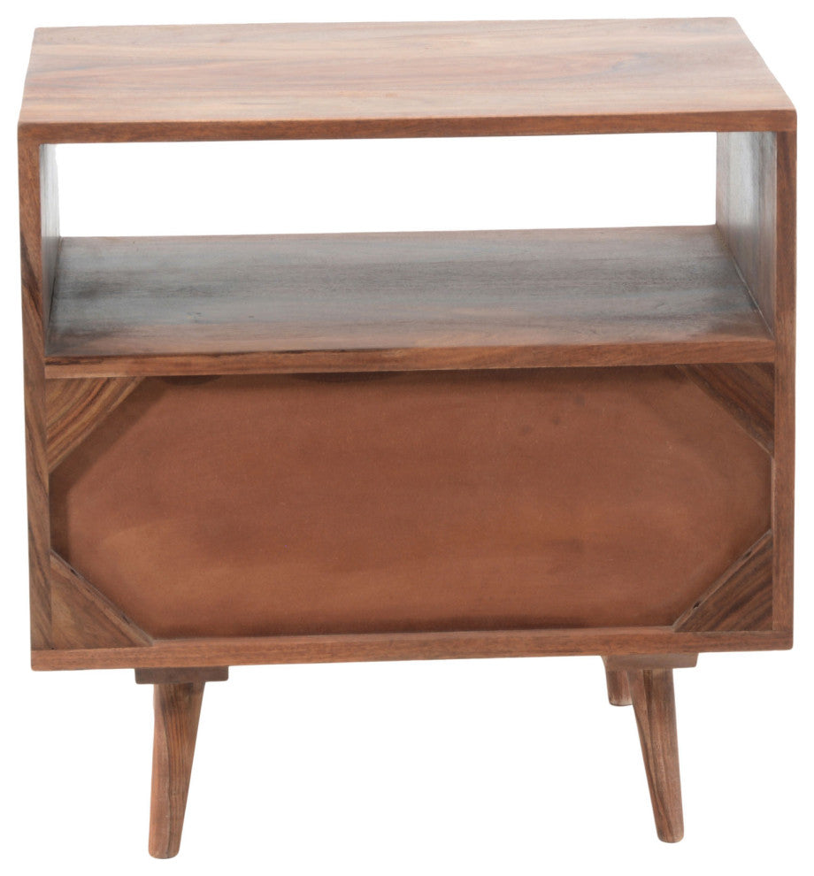 O2 Nightstand Brown