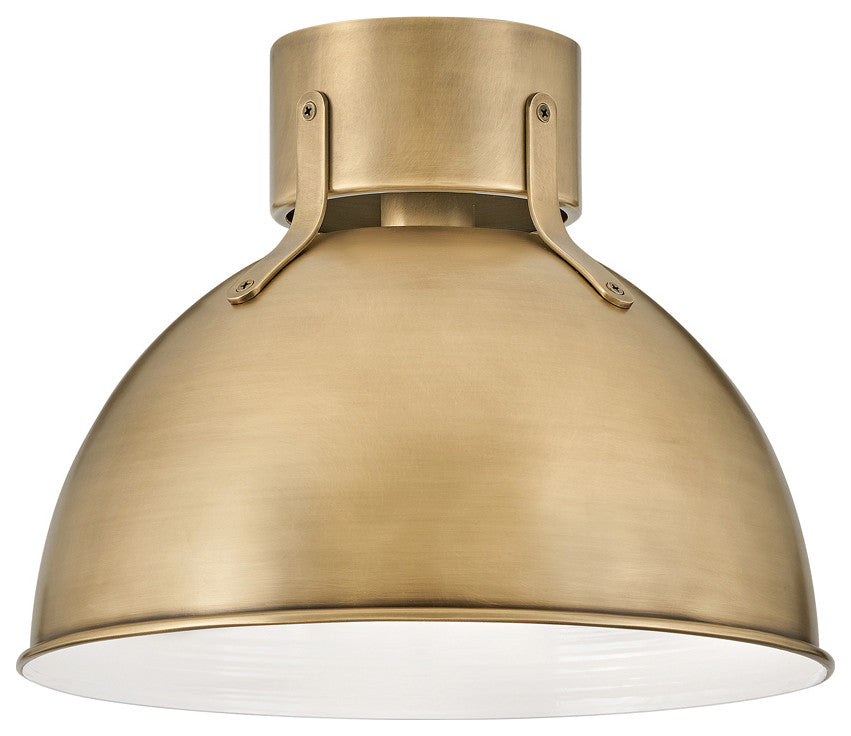 Hinkley Argo Small Flush Mount, Heritage Brass