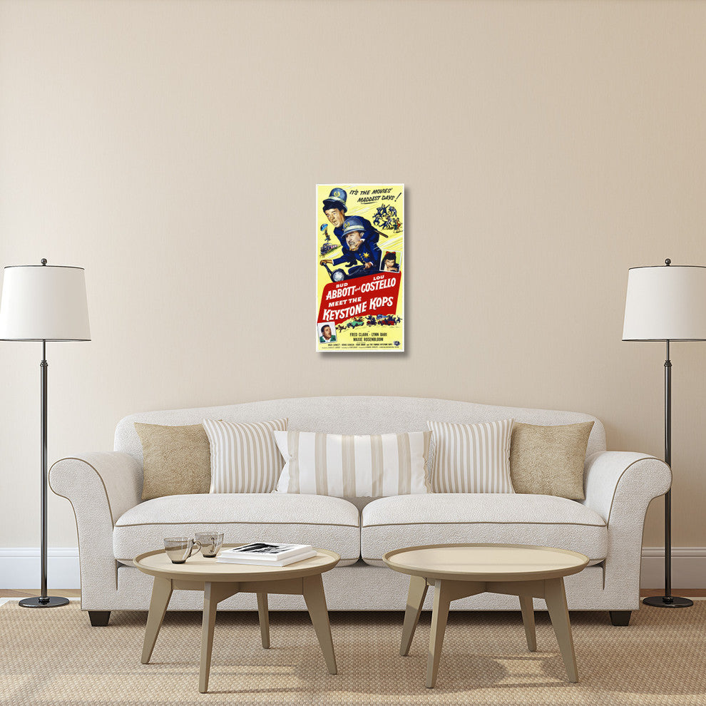 "Abbott & Costello - Keystone Kops" Canvas by Hollywood Photo Archive, 19x36"