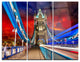 "Storm Over Tower Bridge at Night" Photo Metal Wall Art, 3 Panels, 36"x28"