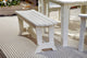 Carolina Preserves 2-Seat Bench No Back, Persimmon (Distressed)