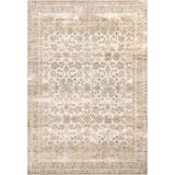 Nuloom Deadra Vintage Floral Machine Washable Area Rug, Beige 4'x6'