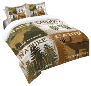 Laural Home Nature and Lodge Standard Comforter Sham