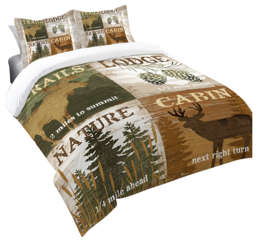 Laural Home Nature and Lodge Standard Comforter Sham