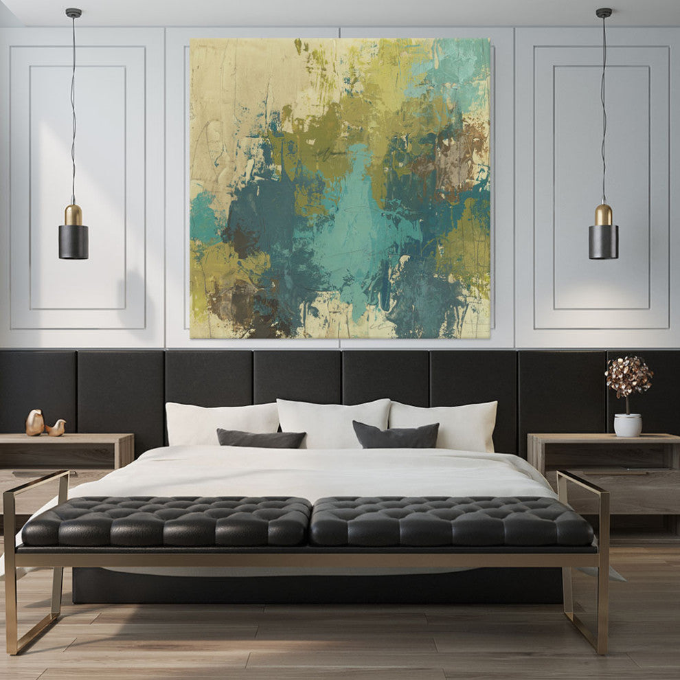 "Blue Monday I" Fine Art Giant Canvas Print, 54"x54"