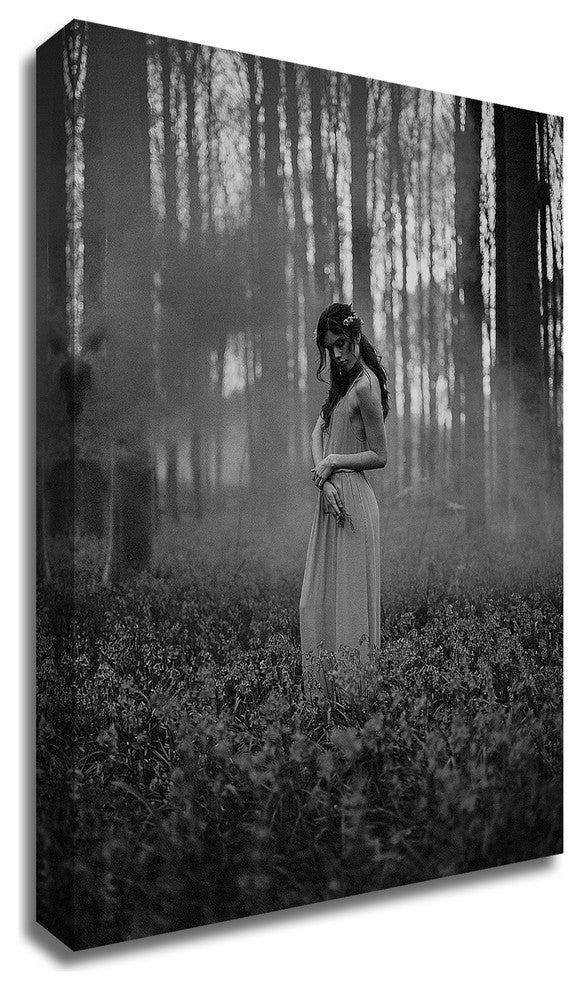 Girl in the Woods by Design Fabrikken, Print on Canvas, 25" x 35"
