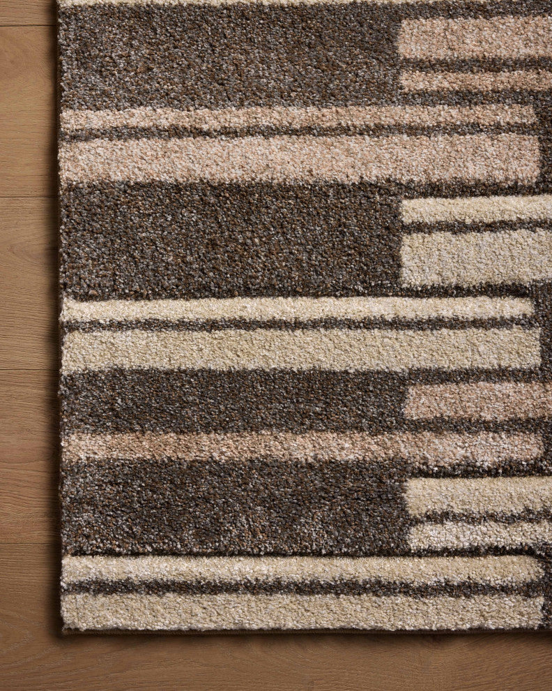 Loloi Silas Mocha / Champagne 2'-7" x 8'-0" Runner