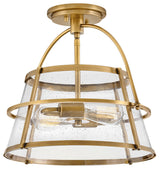 Hinkley Lighting 38111 Tournon 2 Light 15"W Semi-Flush Ceiling - Heritage Brass