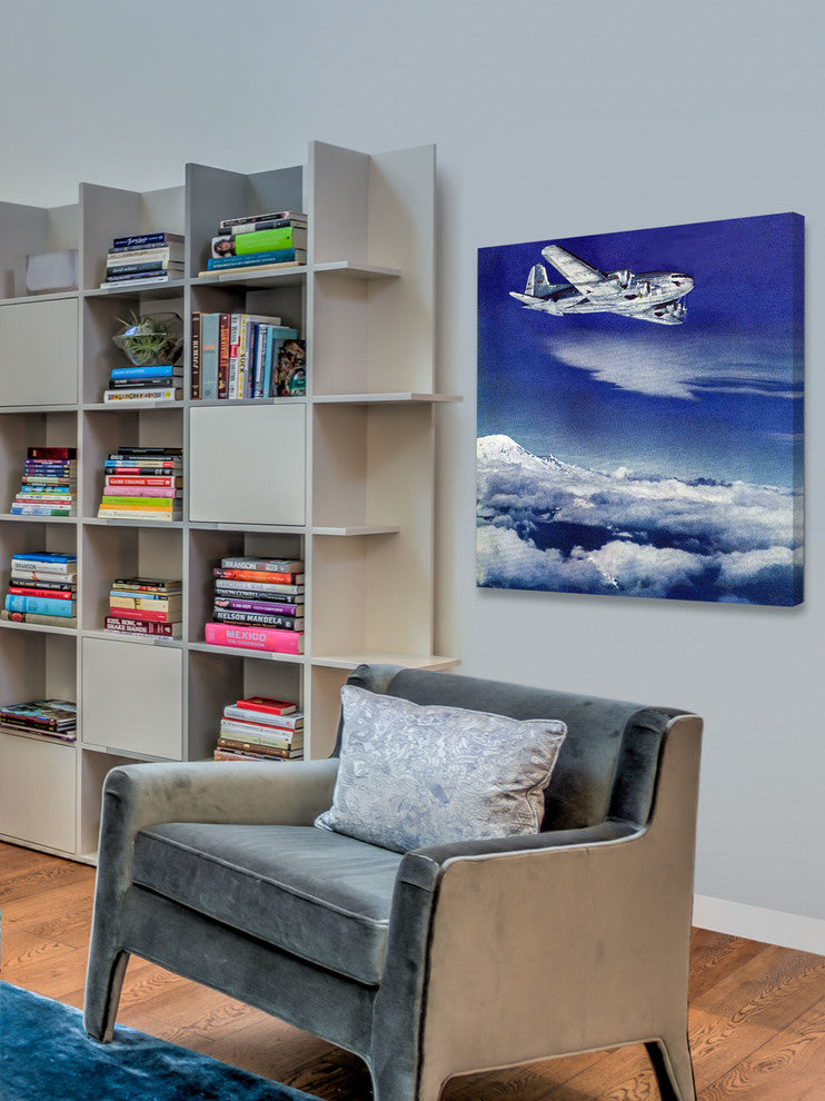 "Above the Clouds" Painting Print on Wrapped Canvas
