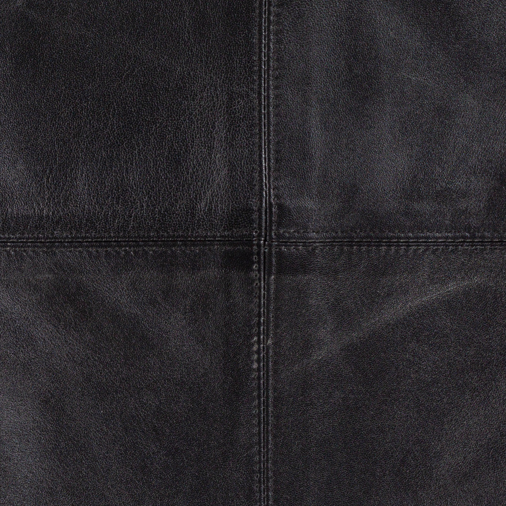 Onyx Pillow, Black, 13"x20", Down Insert