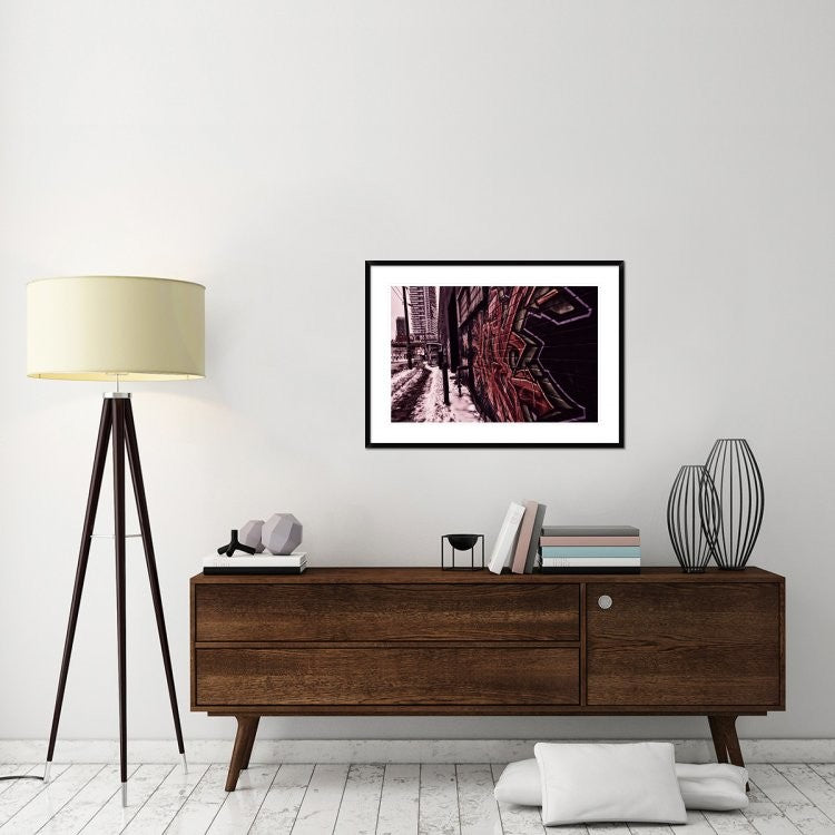"Tagged" Framed Digital Print by Jonathan Van Dyck, 38x27"