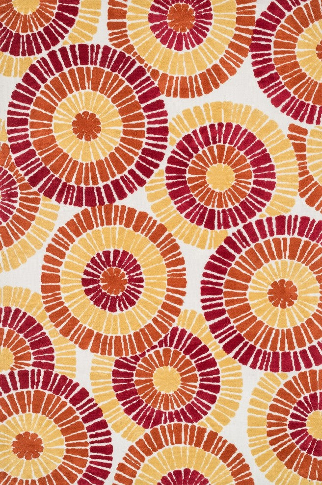 Cassidy HCD02 Spice Multi Area Rug, 7'6"x9'6"