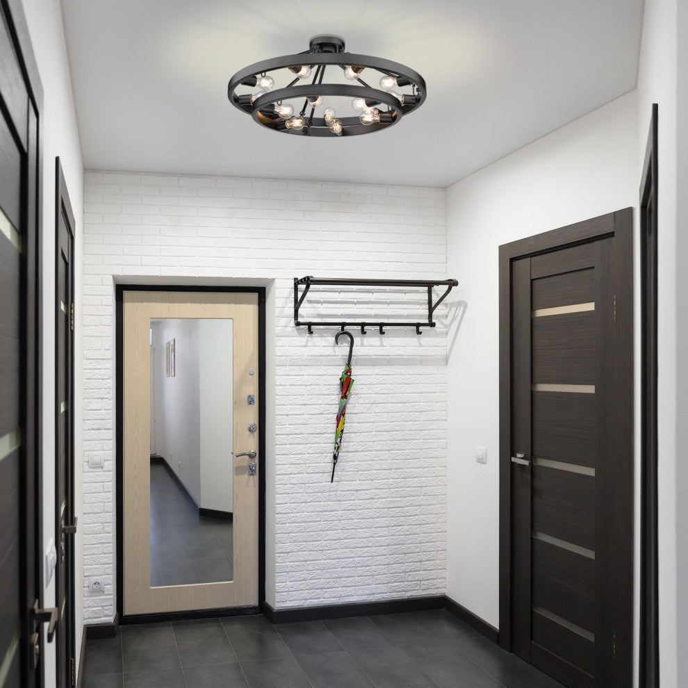 Castile 15 Light Semi-Flush