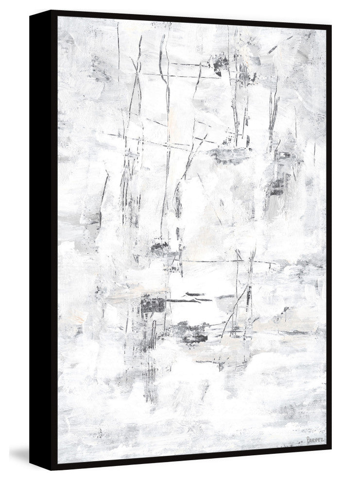 "Edge of Darkness" Floater Framed Painting Print on Canvas, 12x18