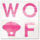 Designs Direct Creative Group Woof Distressed Pink 24x24 Canvas Wall Art