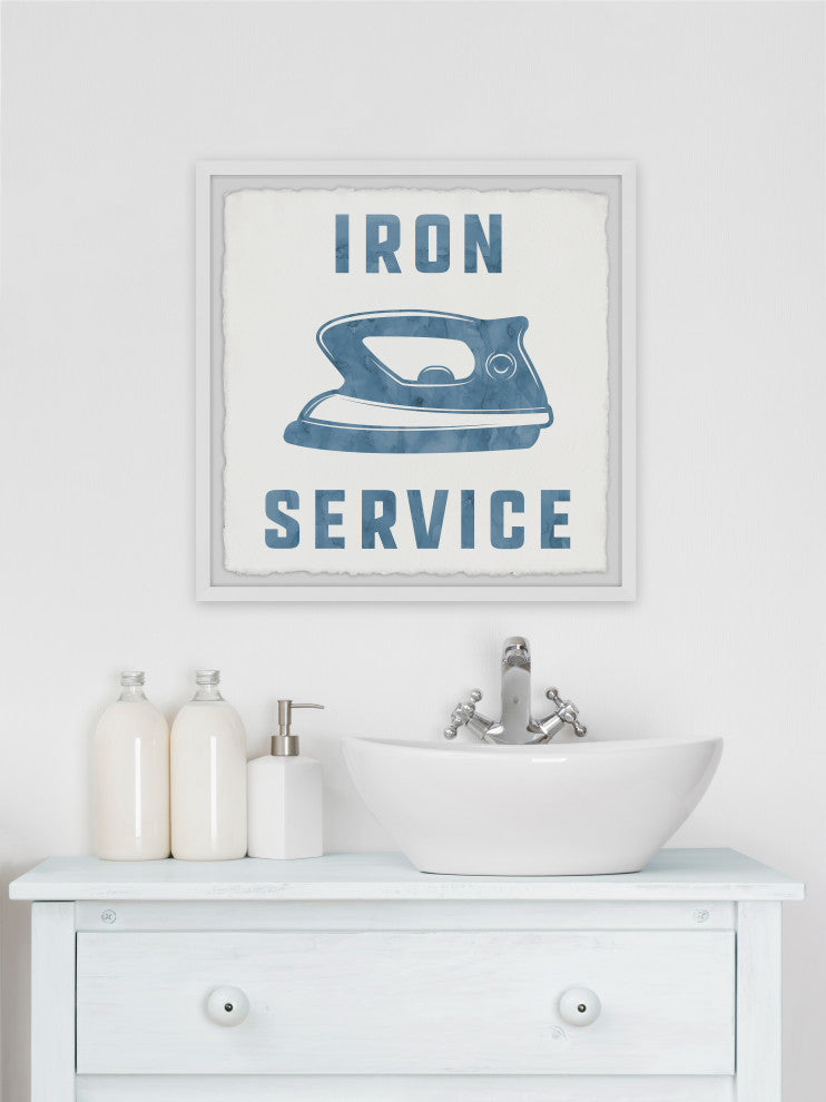 "Moderate Wash" Framed Painting Print, 18x18