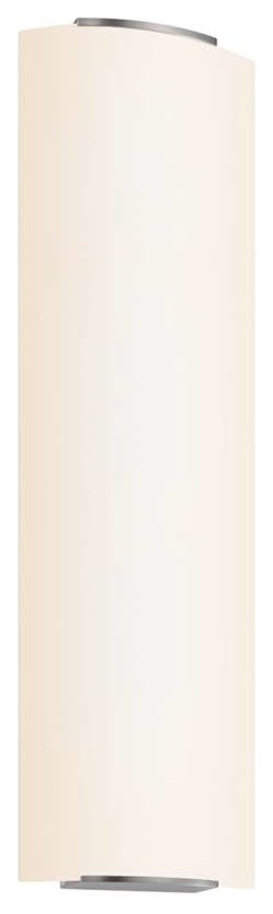 Sonneman Wave Vertical Bath Bar, Satin Nickel - 3878-13