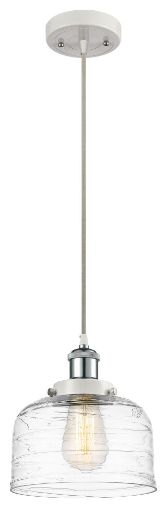 Innovations 916-1P-WPC-G713-LED 1-Light Mini Pendant, White, Polished Chrome