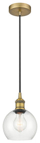 Innovations 616-1P-BB-G122-6-LED 1-Light Mini Pendant, Brushed Brass