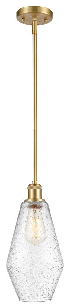 Innovations 516-1S-SG-G654-7-LED 1-Light Mini Pendant, Satin Gold