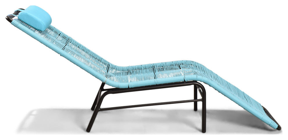 Acapulco 6 Piece Chaise Lounge Set, Glacier Blue