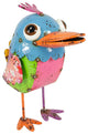 9.5" Bright Multi-Colored Wide Billed Crested Duck Outdoor Garden Figure