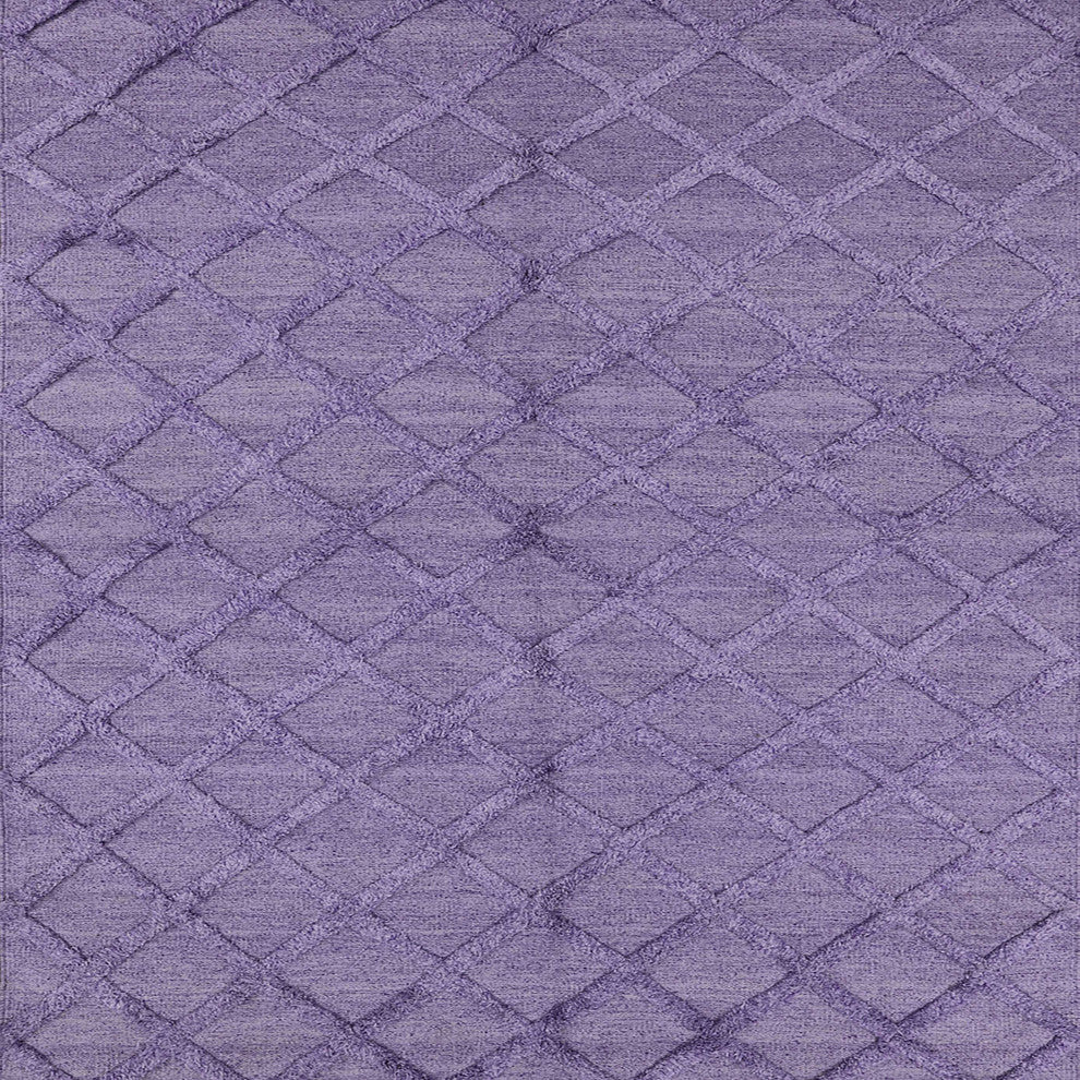 Ahgly Company Indoor Square Mid-Century Modern Area Rugs, 3' Square