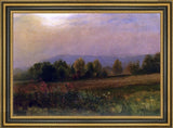 Albert Bierstadt New England Landscape Framed Premium Canvas Print, 16"x24"