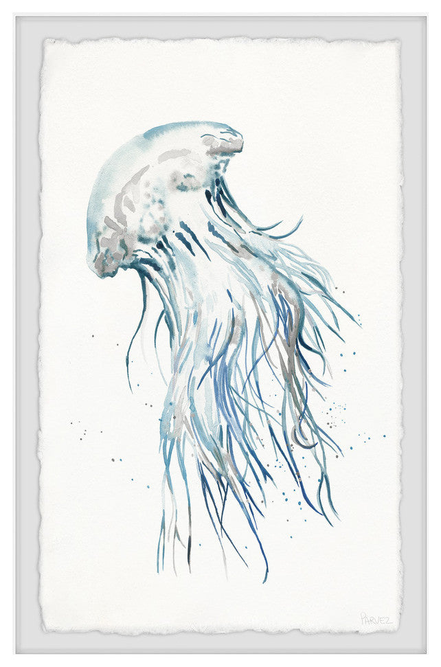 "Luminous Jellyfish" Framed Painting Print, 20"x30"