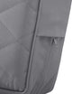 Fadesafe Rectangle Chaise Seat Quilted Lounge Cushion, Gray, 80"x26"x3"