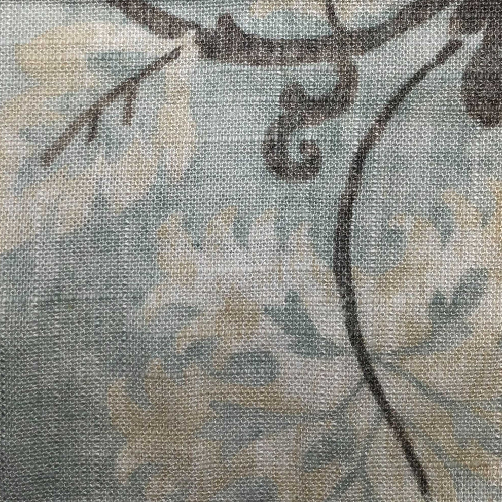 Dalia Victorian Floral Linen Euro Sham, 27" x 27"