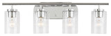 Oslo 4-Light Wall / Bath, Chrome