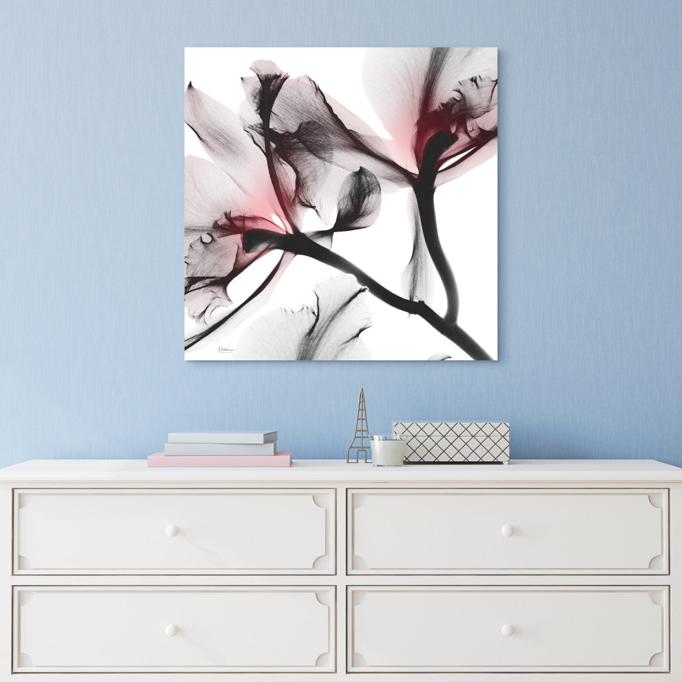 "Coral Luster 2" Frameless Free Floating Panel Graphic Wall Art, 24"x24"