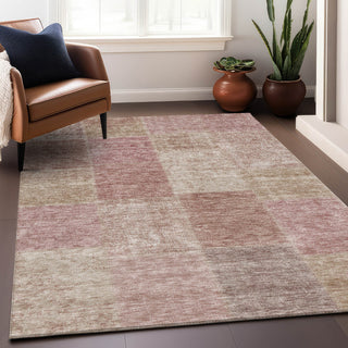 Premium Machine Washable Mayfield AMF664 Blush 8' x 10' Rug