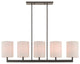 Livex Lighting Hayworth Bronze Light Linear Chandelier