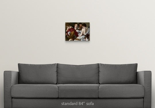 "The Musicians" Wrapped Canvas Art Print, 16"x12"x1.5"