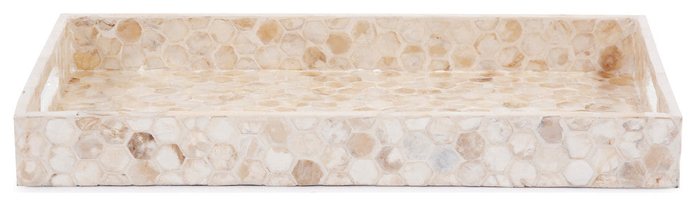 Rectangular Capiz Shell Tray