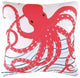 Tropic Escape Octopus Pillow by C & F
