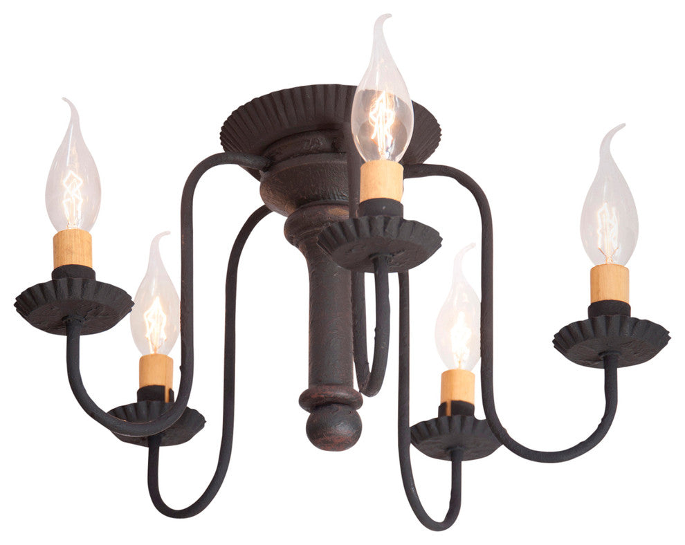 Berkshire Ceiling Light in Black