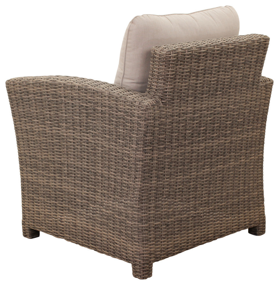Courtyard Casual Capri 6 Piece Sofa Seating Set With Chow Table