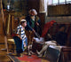 Luigi Bechi The Artist's Studio, 20"x25" Wall Decal Print