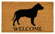 Calloway Mills Staffordshire Bull Terrier Doormat, 24"x36"