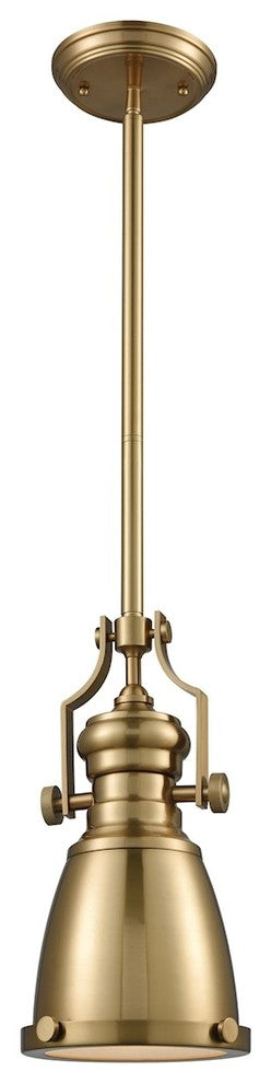 Elk Lighting Chadwick 1-Light Pendant, Satin Brass