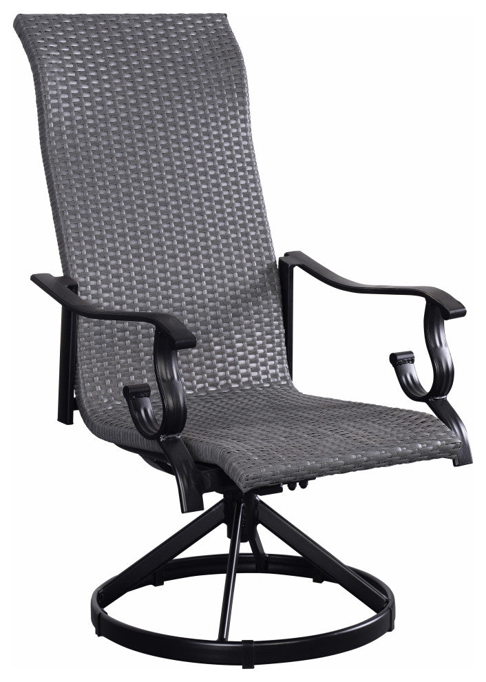 Westin 5pc Wicker Dining Set - Black