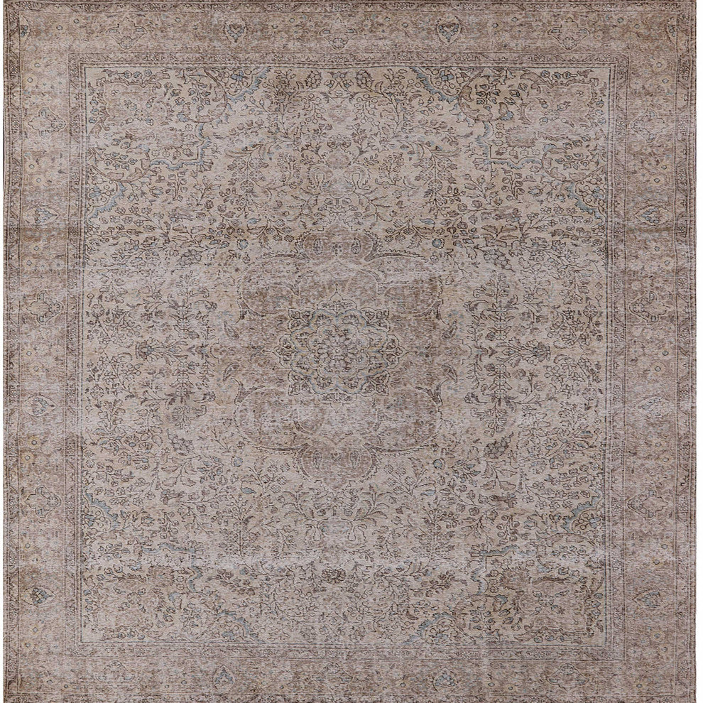 Ahgly Company Indoor Square Mid-Century Modern Area Rugs, 6' Square