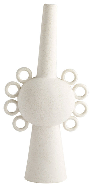 Ringlets Vase, WhiteLarge