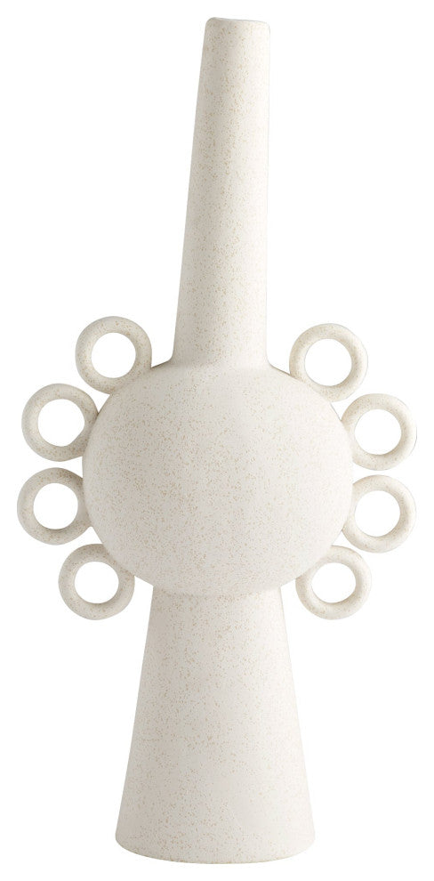 Ringlets Vase, WhiteLarge