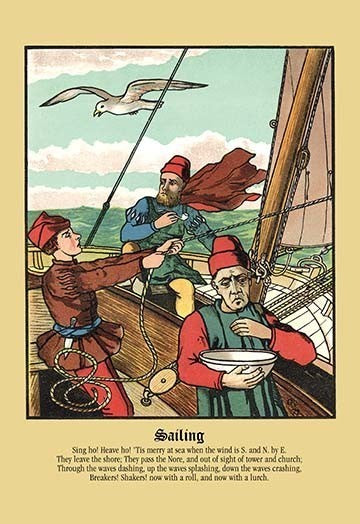 Sailing - Gallery Wrapped Canvas Art 28" x 42"