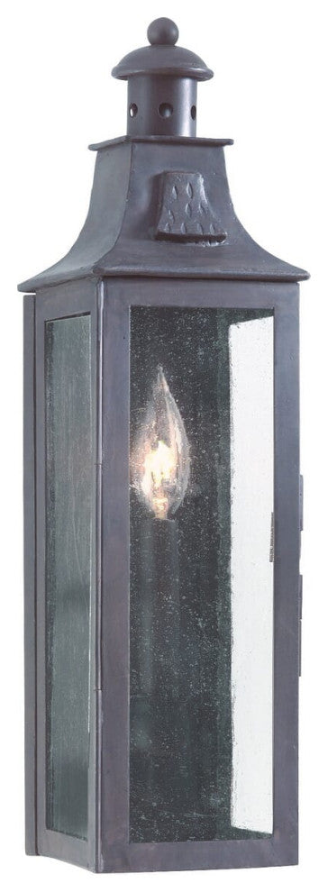 Troy Newton 18" Outdoor Wall Light in Old Bronze